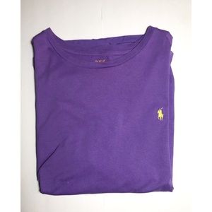 Men’s Polo Ralph Lauren Purple T Shirt Size XXL